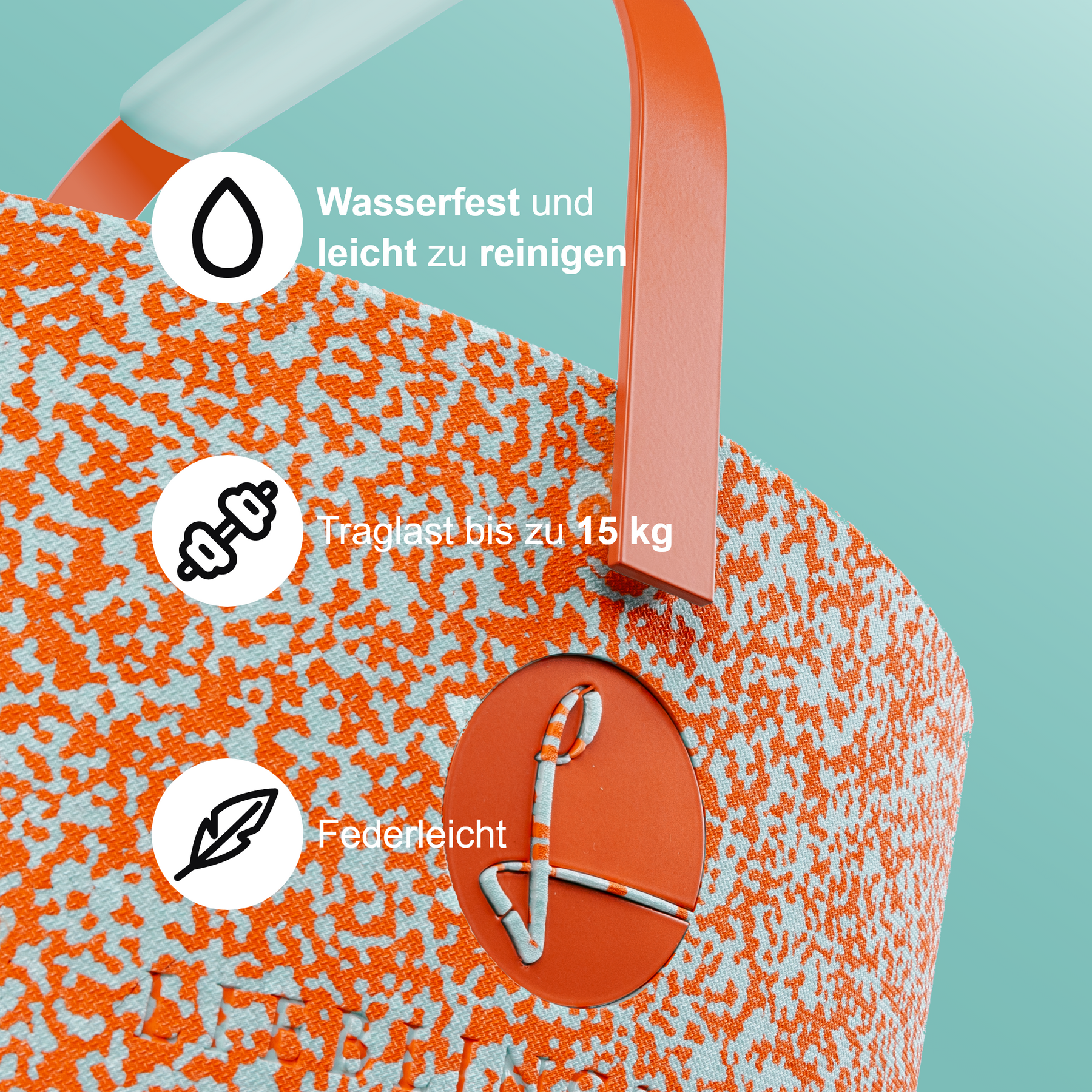 LIEBLINGSKORB Orange Spritz lachsorange Basic