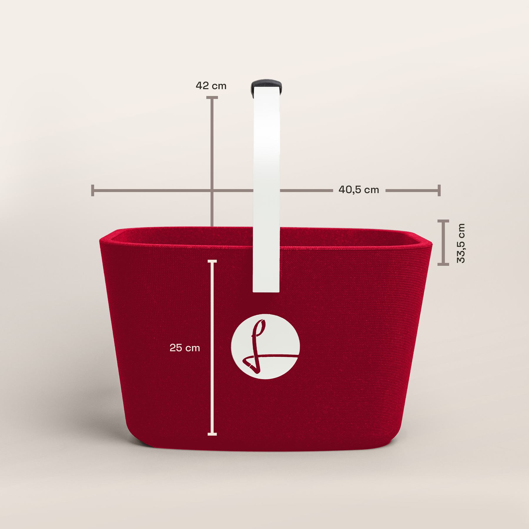 LIEBLINGSKORB Red Edge reinweiß