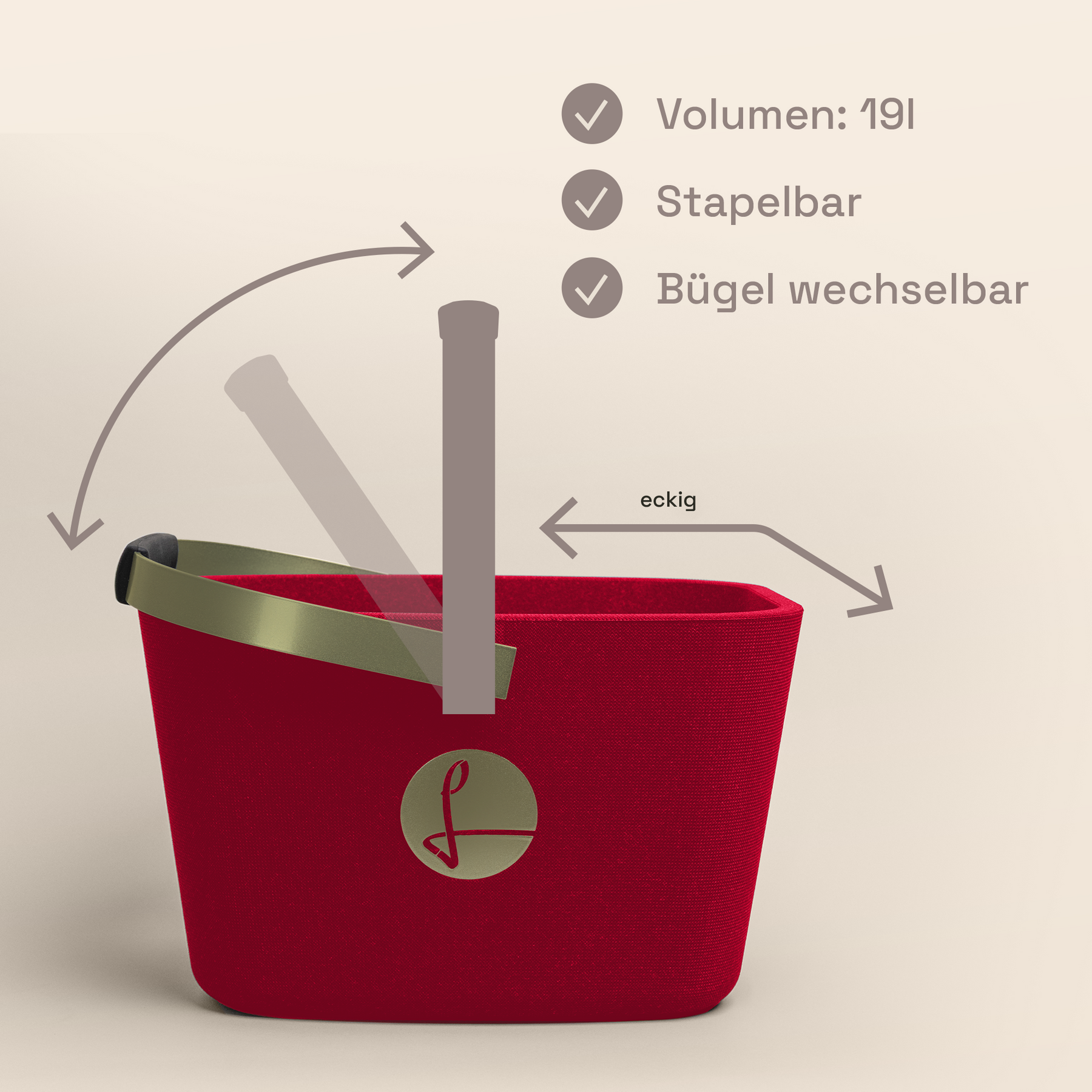 LIEBLINGSKORB Red Edge oliv