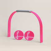 LIEBLINGSKORB Bügelset silver grey magenta