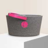LIEBLINGSKORB Basic silver grey magenta