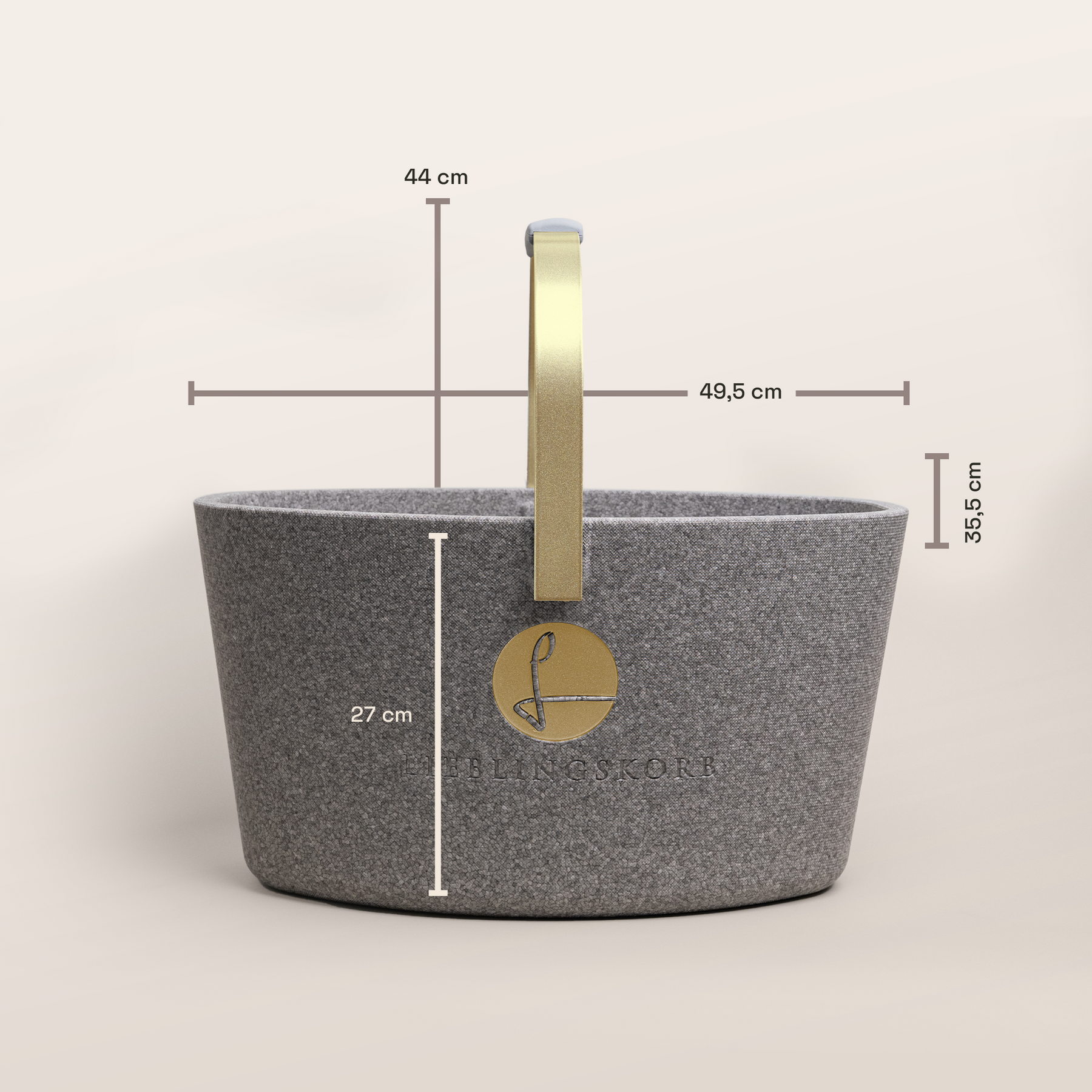 LIEBLINGSKORB Basic silver grey gold