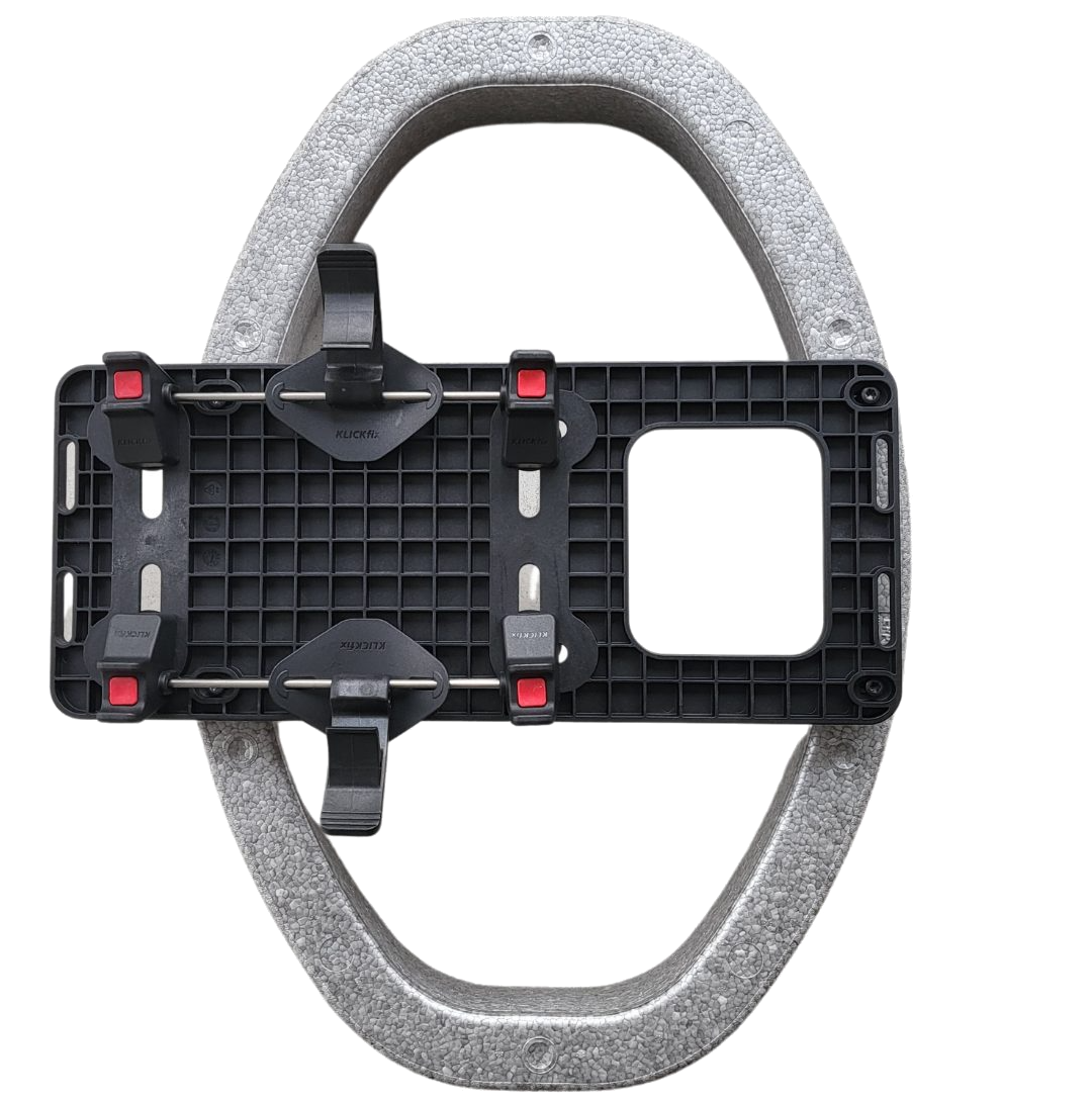 LIEBLINGSKORB FAHRRADHALTERUNG silver grey