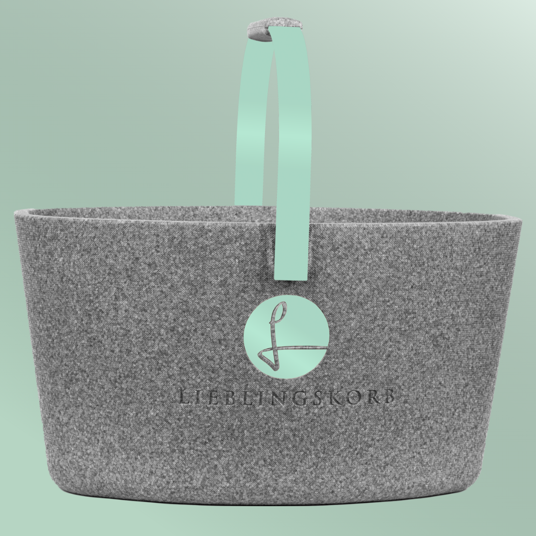 Lieblingskorb in Malve Grey, harmonische Farbe für nachhaltige Nutzung