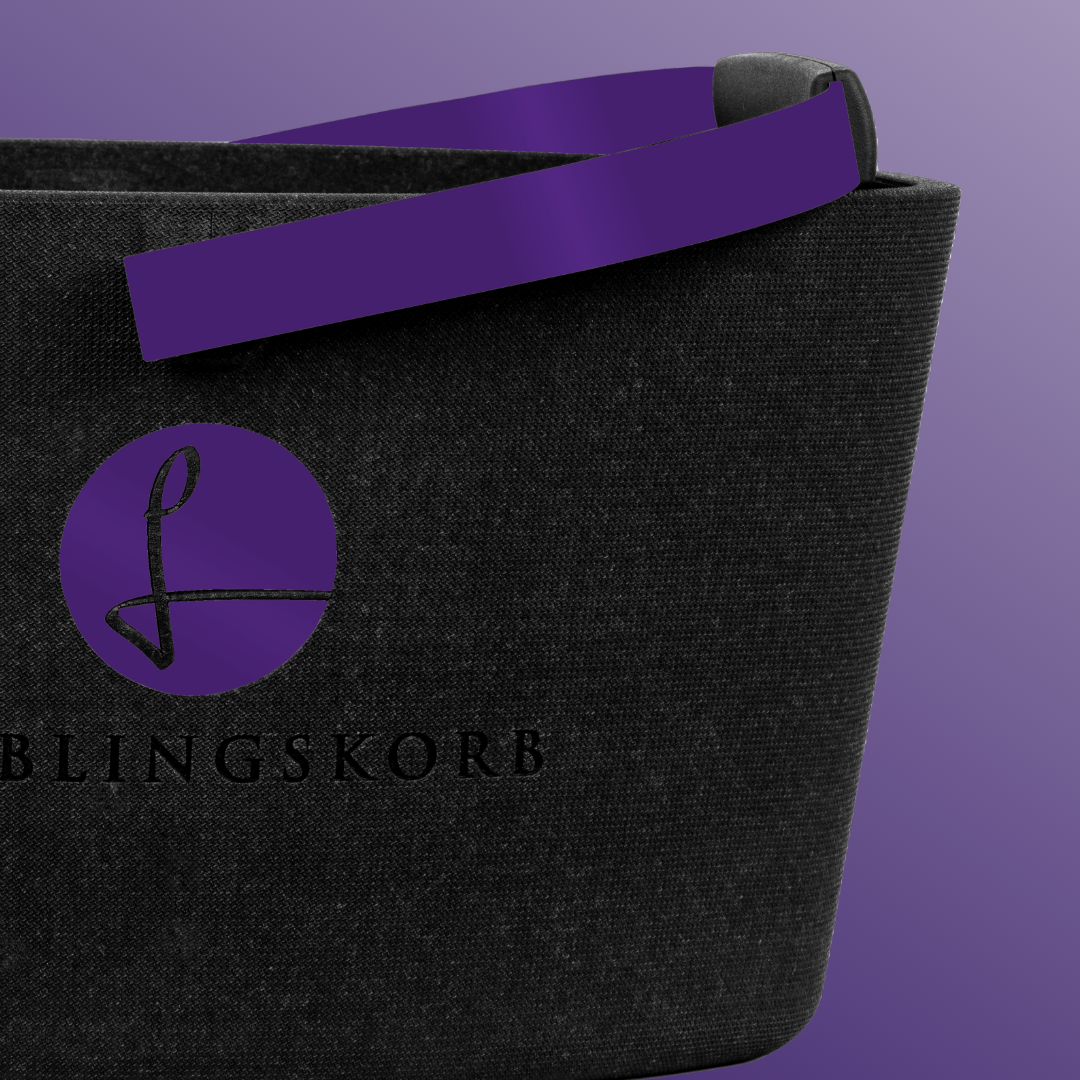 Lieblingskorb in Deep Purple, satter Farbton für bewussten Lifestyle