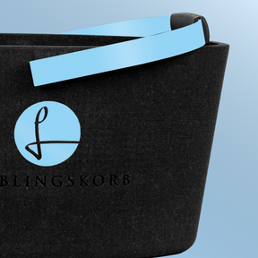 Lieblingskorb in Frozen Blue, cooler Farbton mit nachhaltigem Charakter