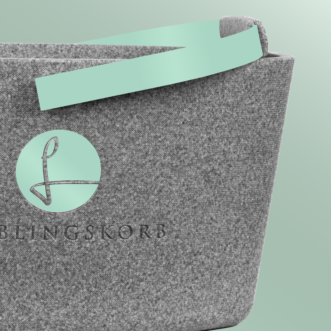 Lieblingskorb in Malve Grey, harmonische Farbe für nachhaltige Nutzung