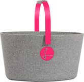 LIEBLINGSKORB Basic silver grey magenta