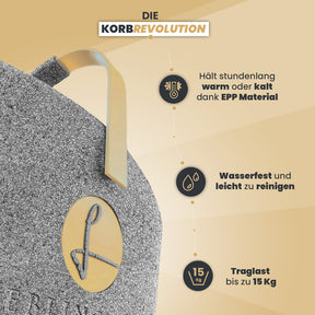 LIEBLINGSKORB Basic silver grey gold