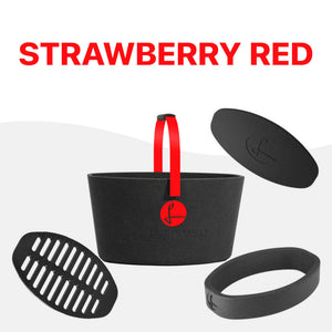 AYN DB strawberry red - inkl. Zubehör Deckel, Einlegeboden und Transportring