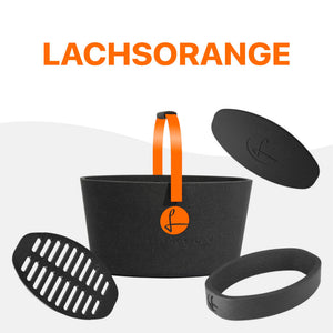 AYN DB lachsorange - inkl. Zubehör Deckel, Einlegeboden und Transportring