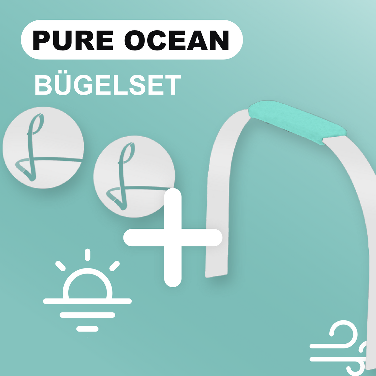 LIEBLINGSKORB Bügelset ocean reinweiß