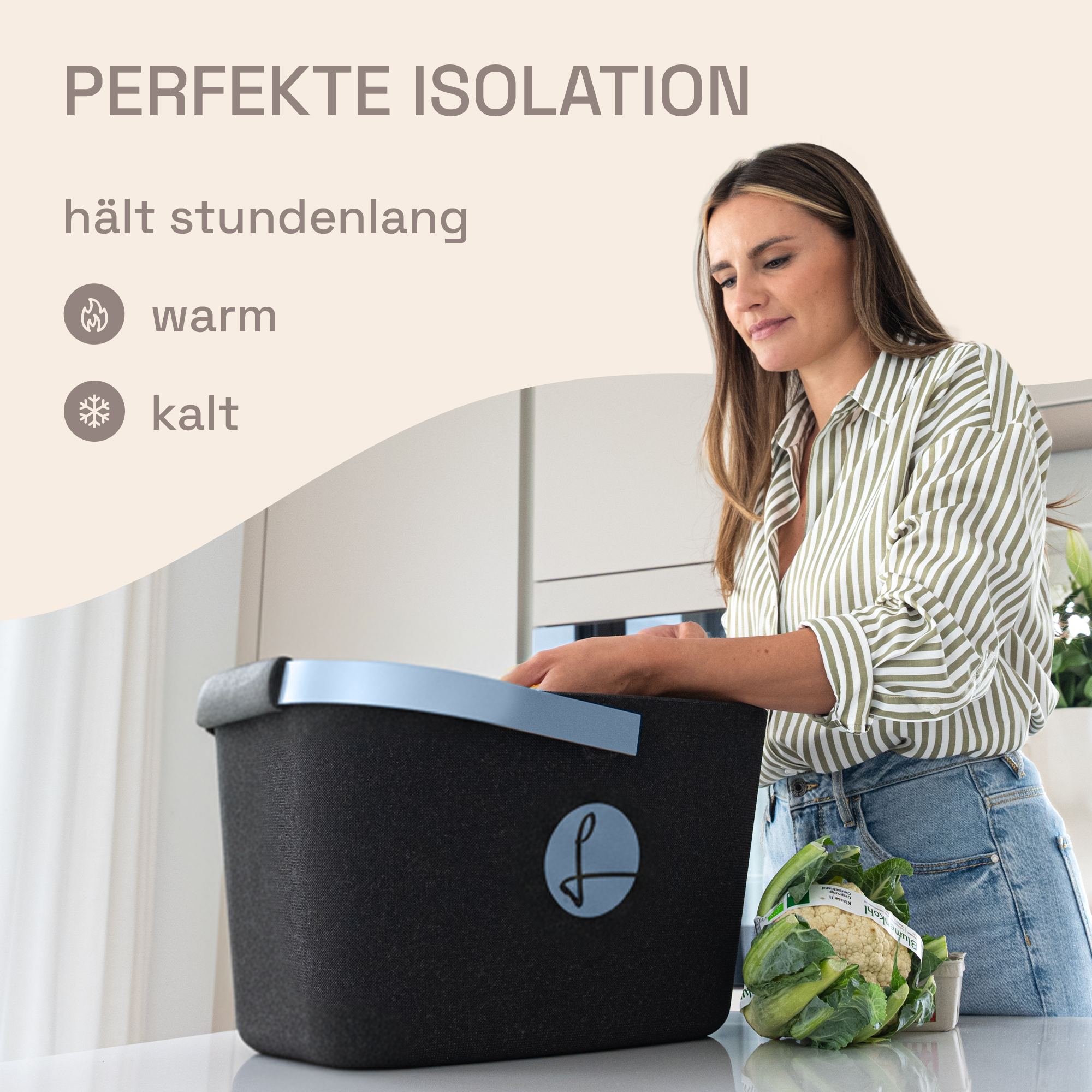 LIEBLINGSKORB® Black Edge nordic blue