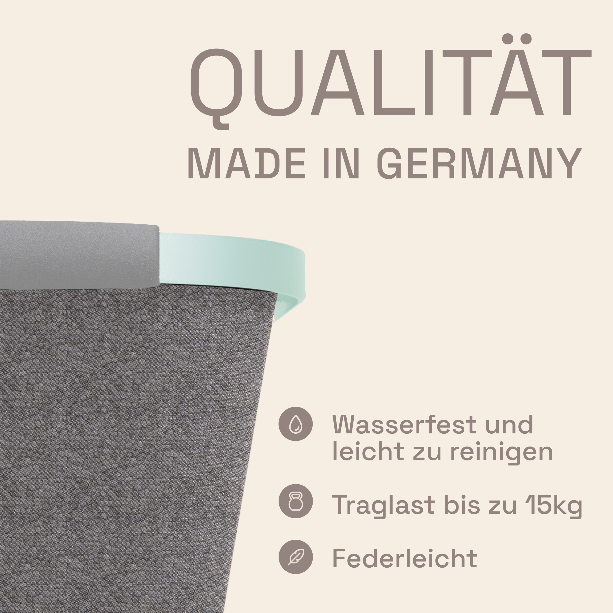 LIEBLINGSKORB® Grey Edge pastell malve