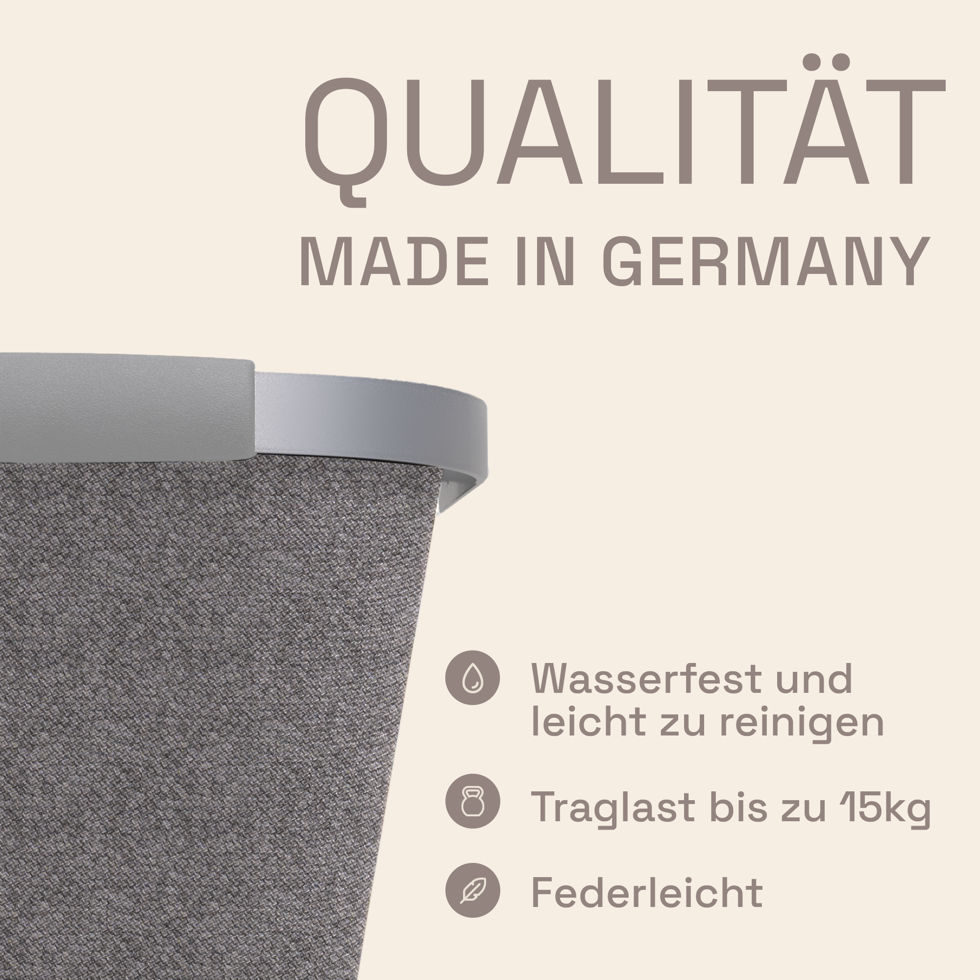 LIEBLINGSKORB® Grey Edge silber