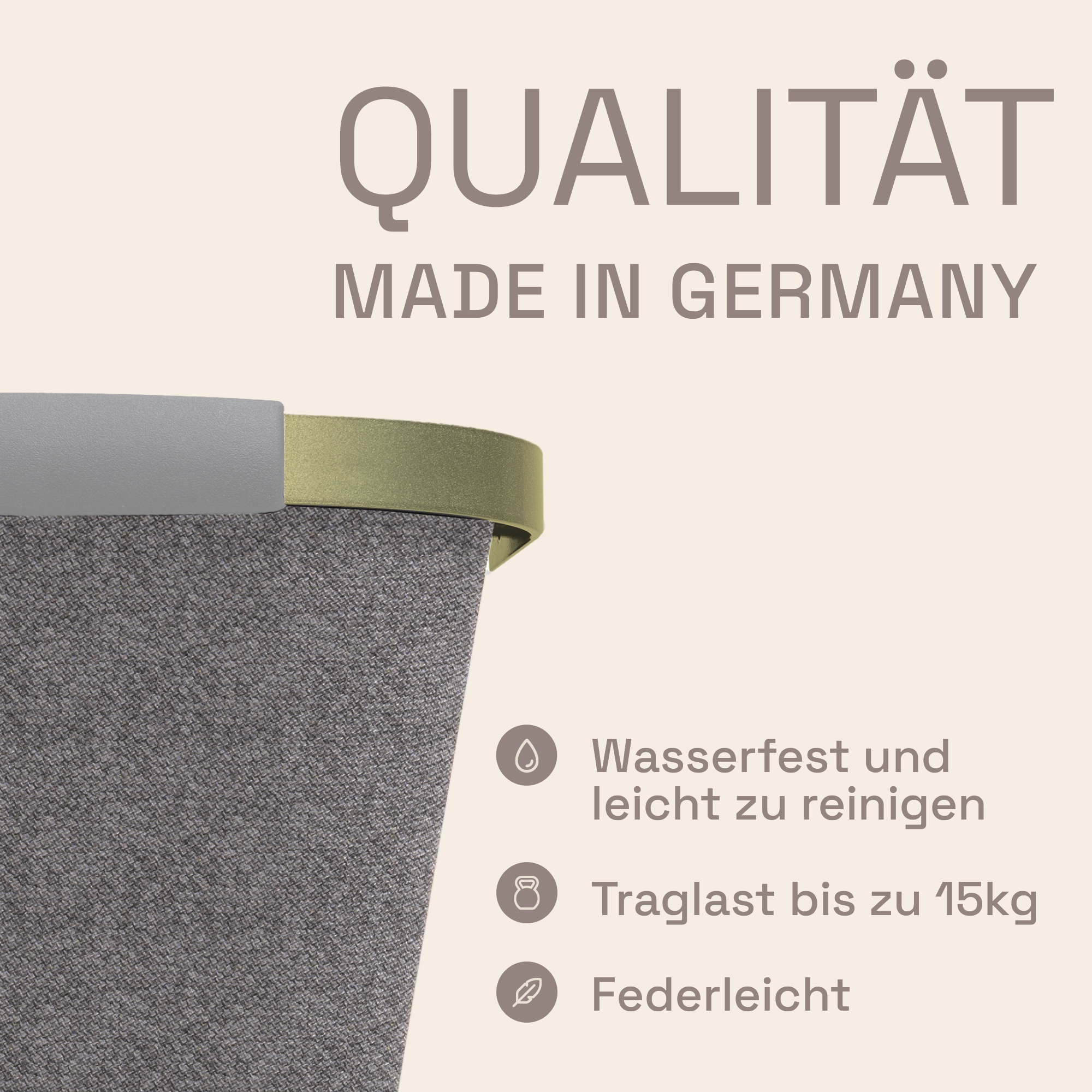 LIEBLINGSKORB® Grey Edge oliv