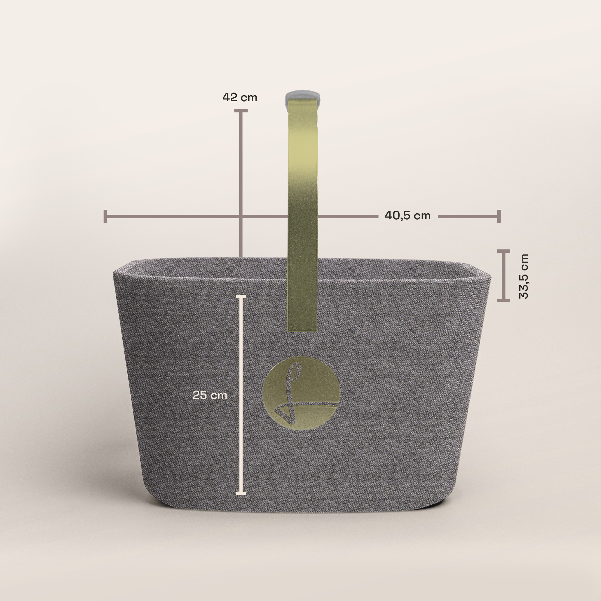 LIEBLINGSKORB® Grey Edge oliv