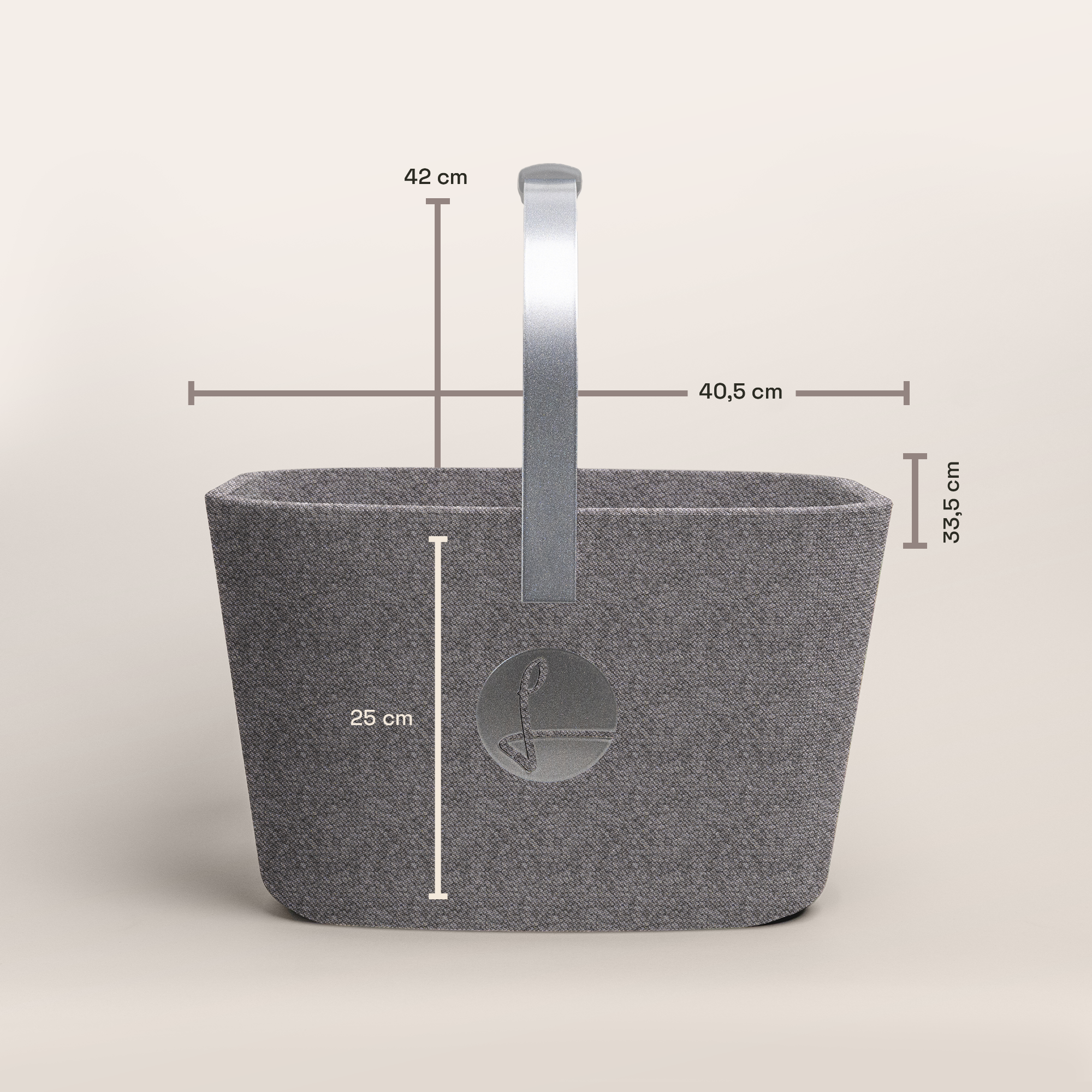 LIEBLINGSKORB® Grey Edge silber