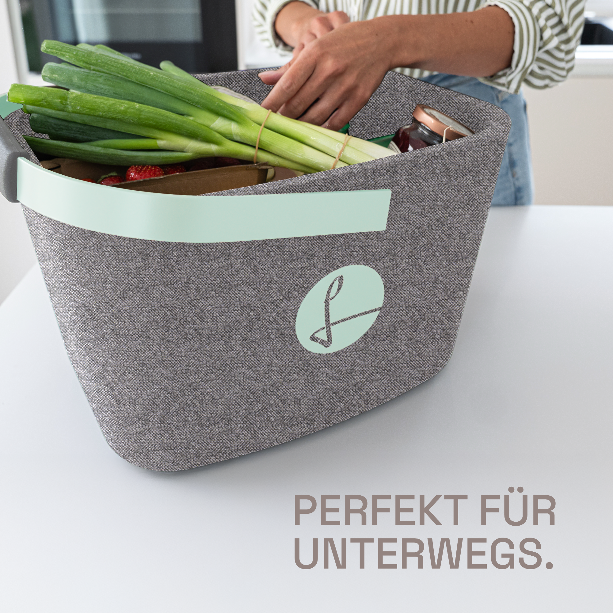 LIEBLINGSKORB® Grey Edge pastell malve