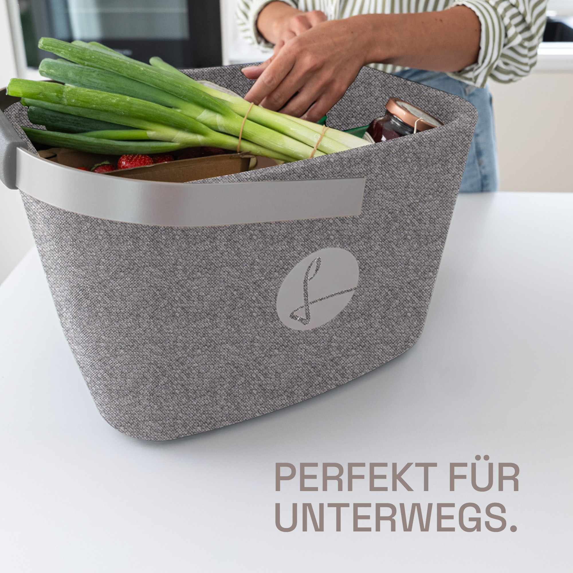 LIEBLINGSKORB® Grey Edge silber