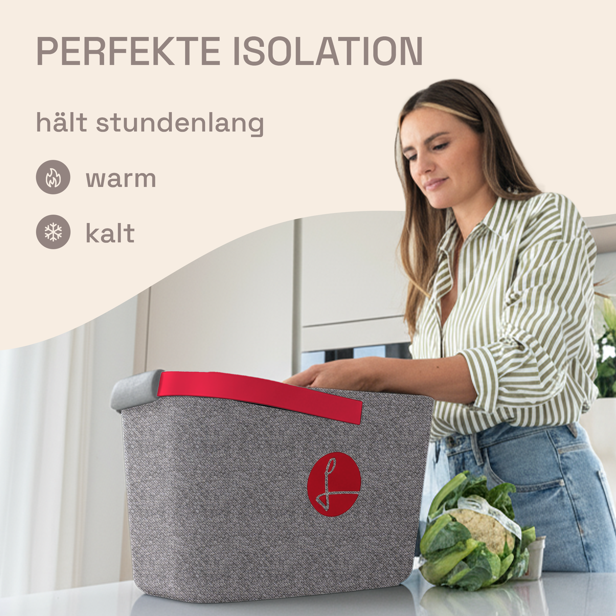 LIEBLINGSKORB® Grey Edge weinrot