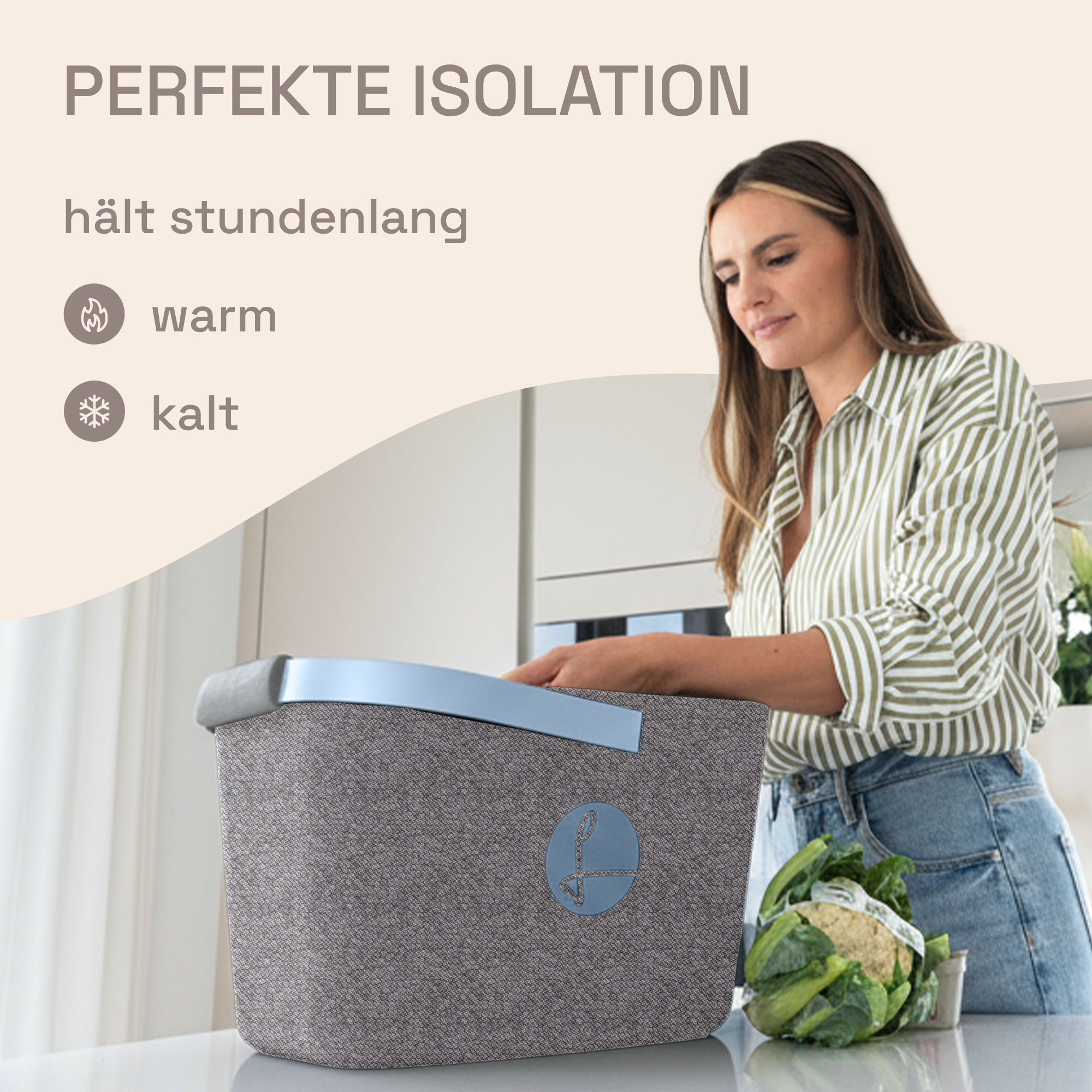 LIEBLINGSKORB® Grey Edge nordic blue