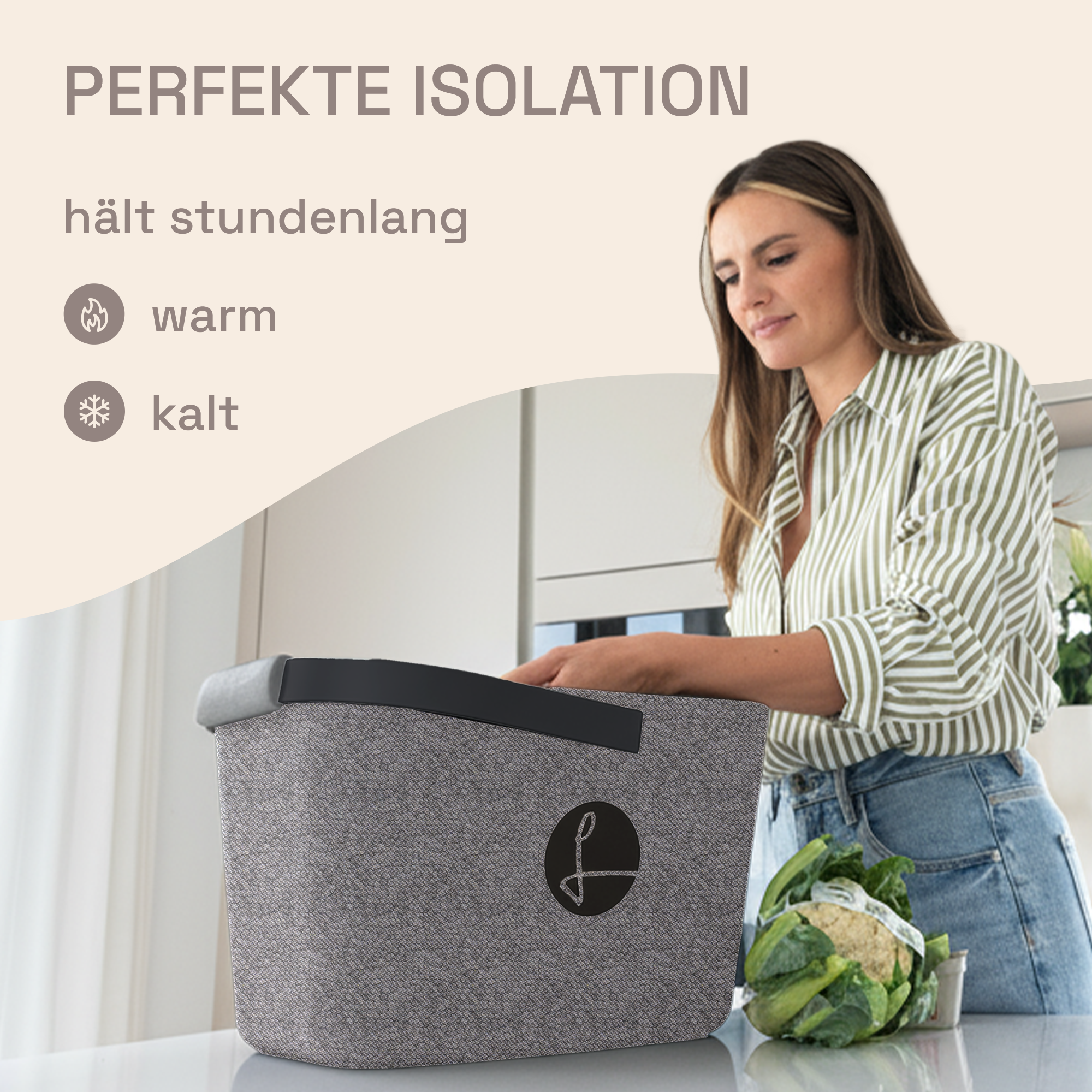 LIEBLINGSKORB® Grey Edge tiefschwarz