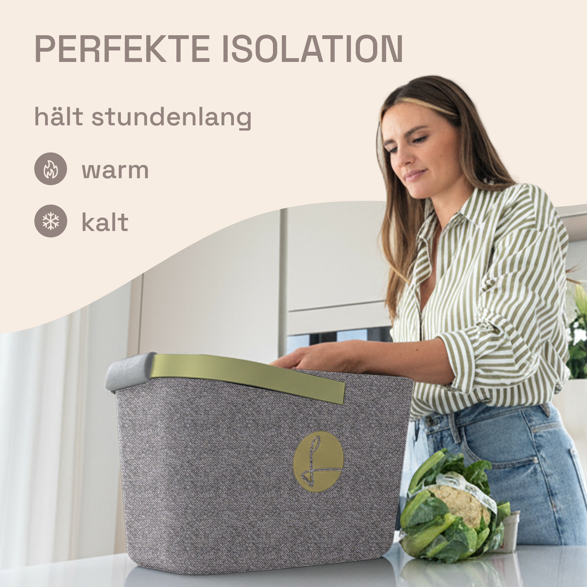 LIEBLINGSKORB® Grey Edge oliv