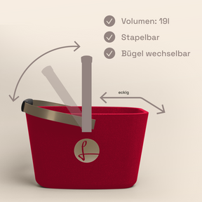 LIEBLINGSKORB Red Edge champagner