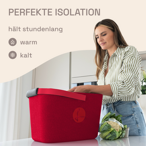 LIEBLINGSKORB Red Edge weinrot