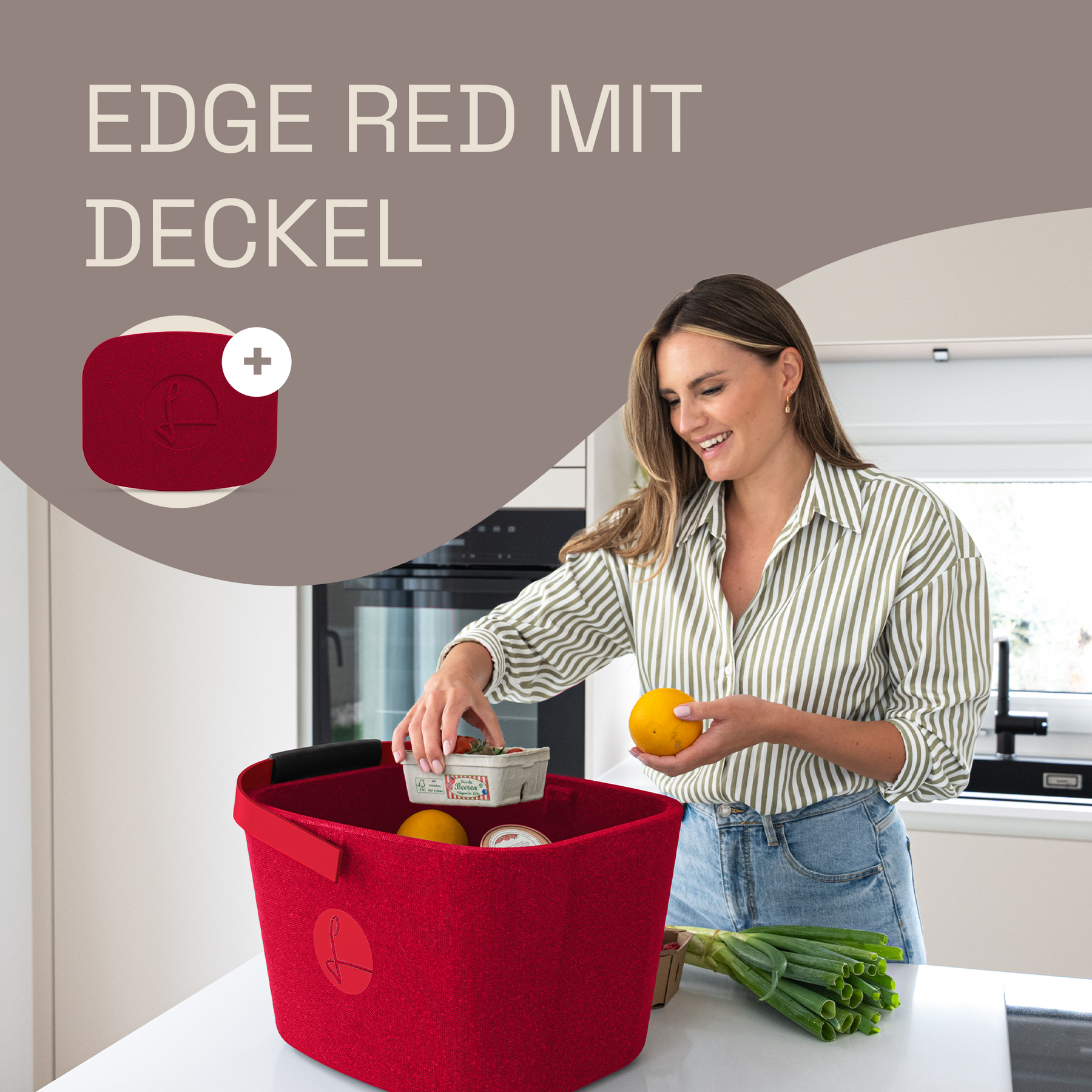 LIEBLINGSKORB Red Edge weinrot