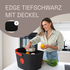 Black Edge + Deckel strawberry red