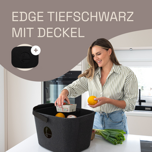 Black Edge + Deckel tiefschwarz