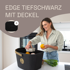 Black Edge + Deckel champagner