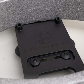 LIEBLINGSKORB FAHRRADHALTERUNG silver grey