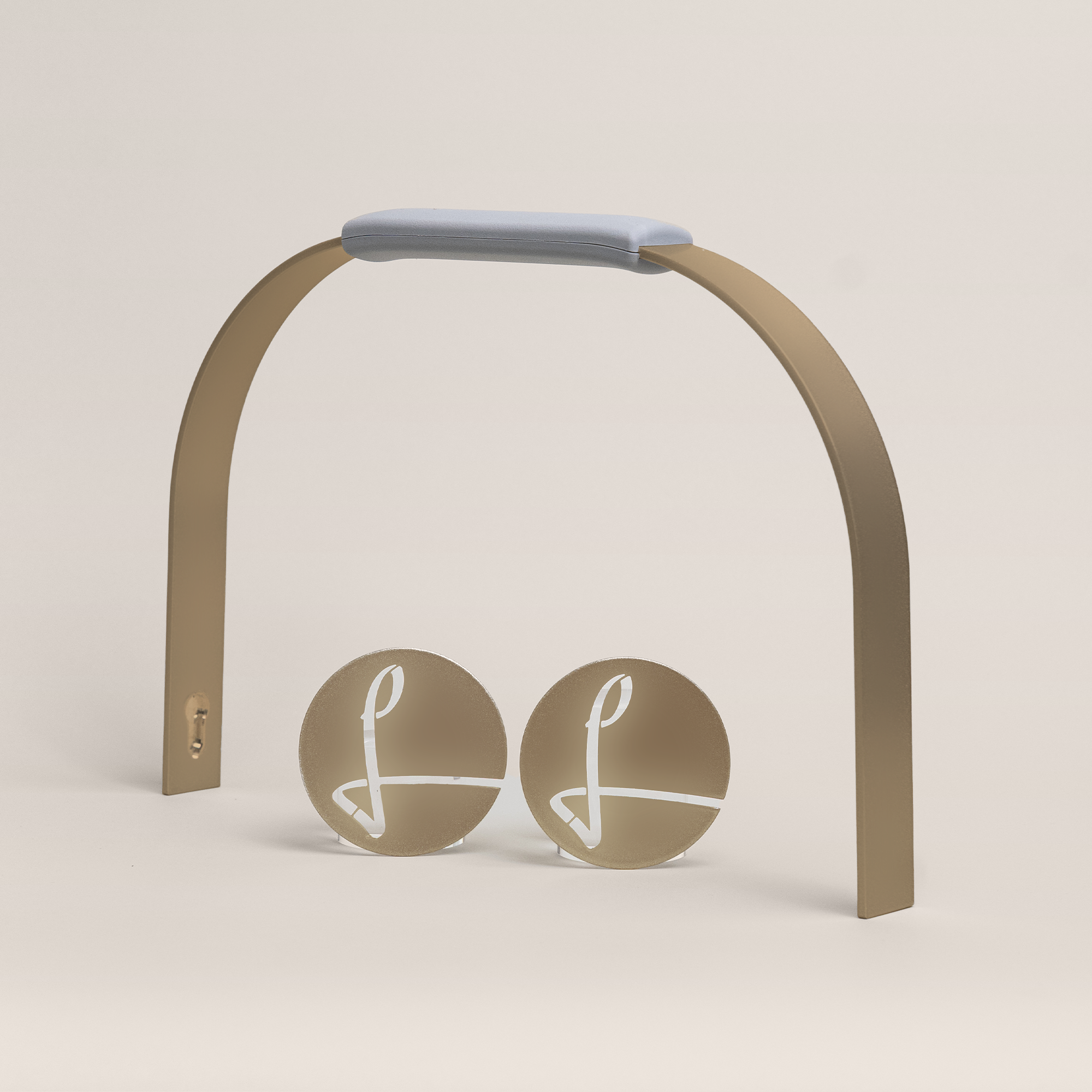 LIEBLINGSKORB® Bügelset silver grey champagner