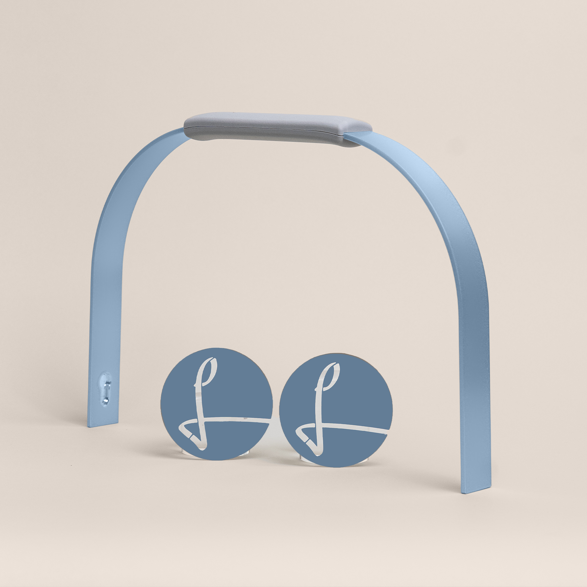 LIEBLINGSKORB® Bügelset silver grey nordic blue