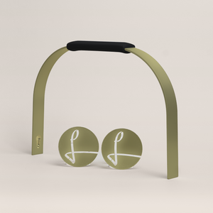 Bügelset deep black oliv