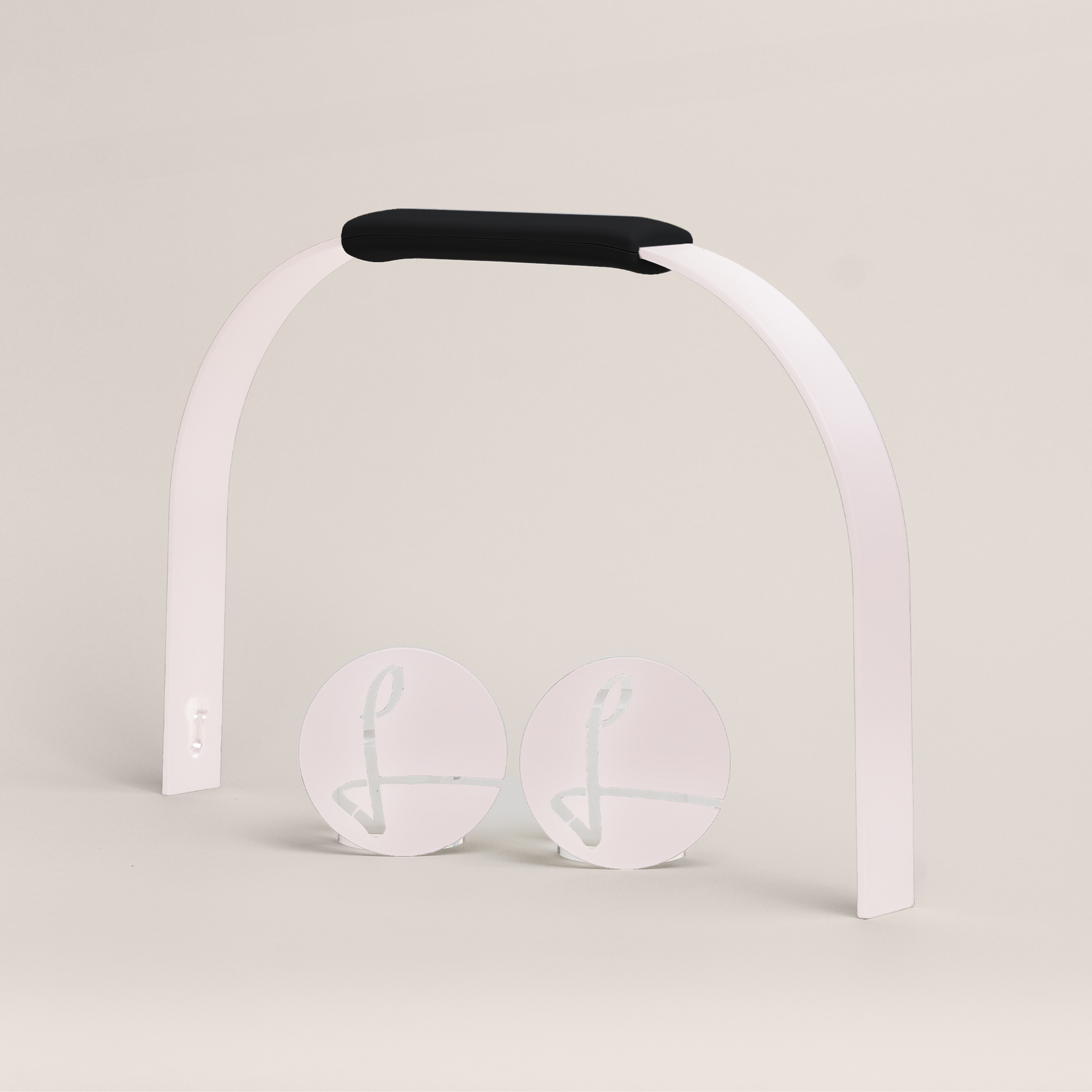 LIEBLINGSKORB Bügelset deep black pastellrosa