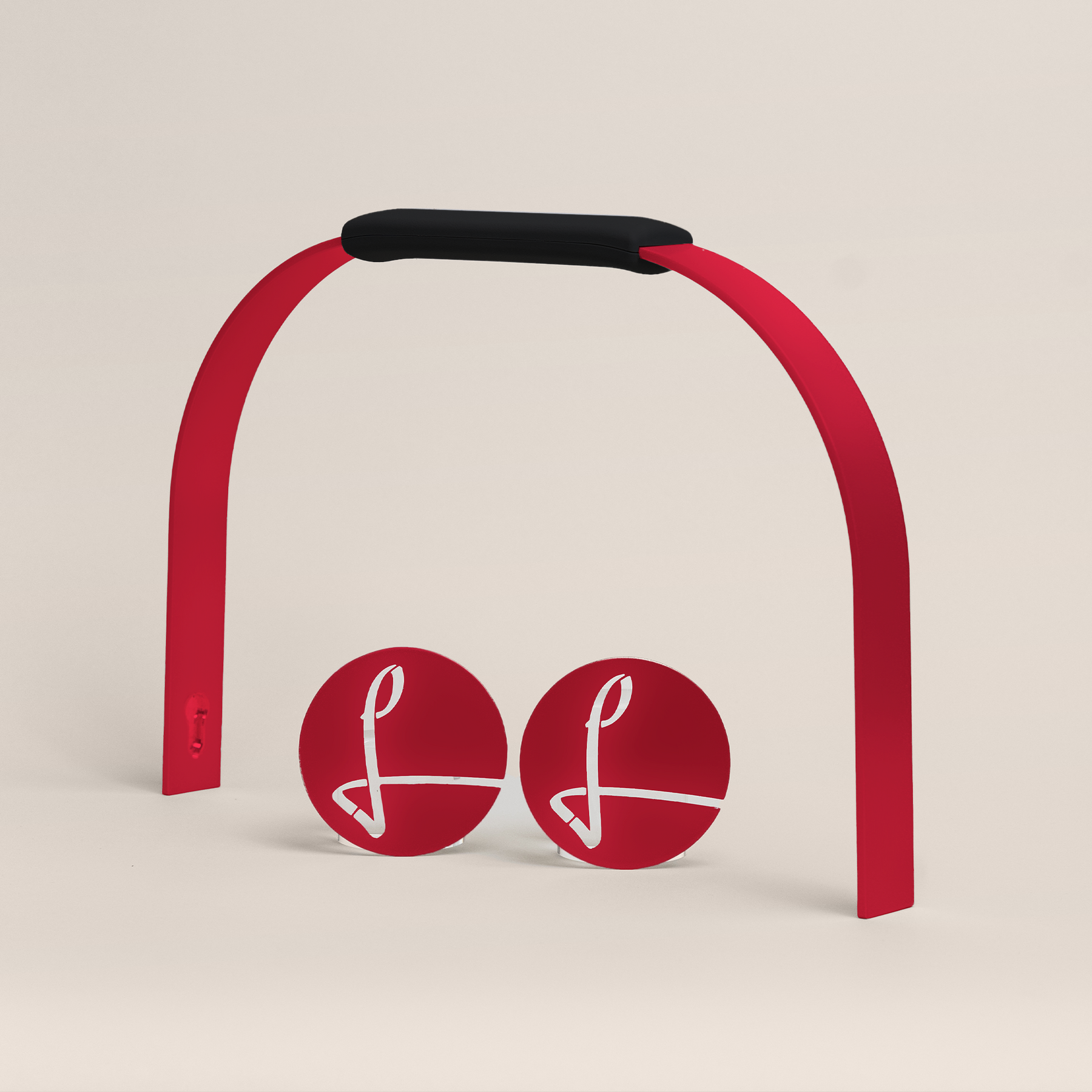 LIEBLINGSKORB Bügelset deep black weinrot