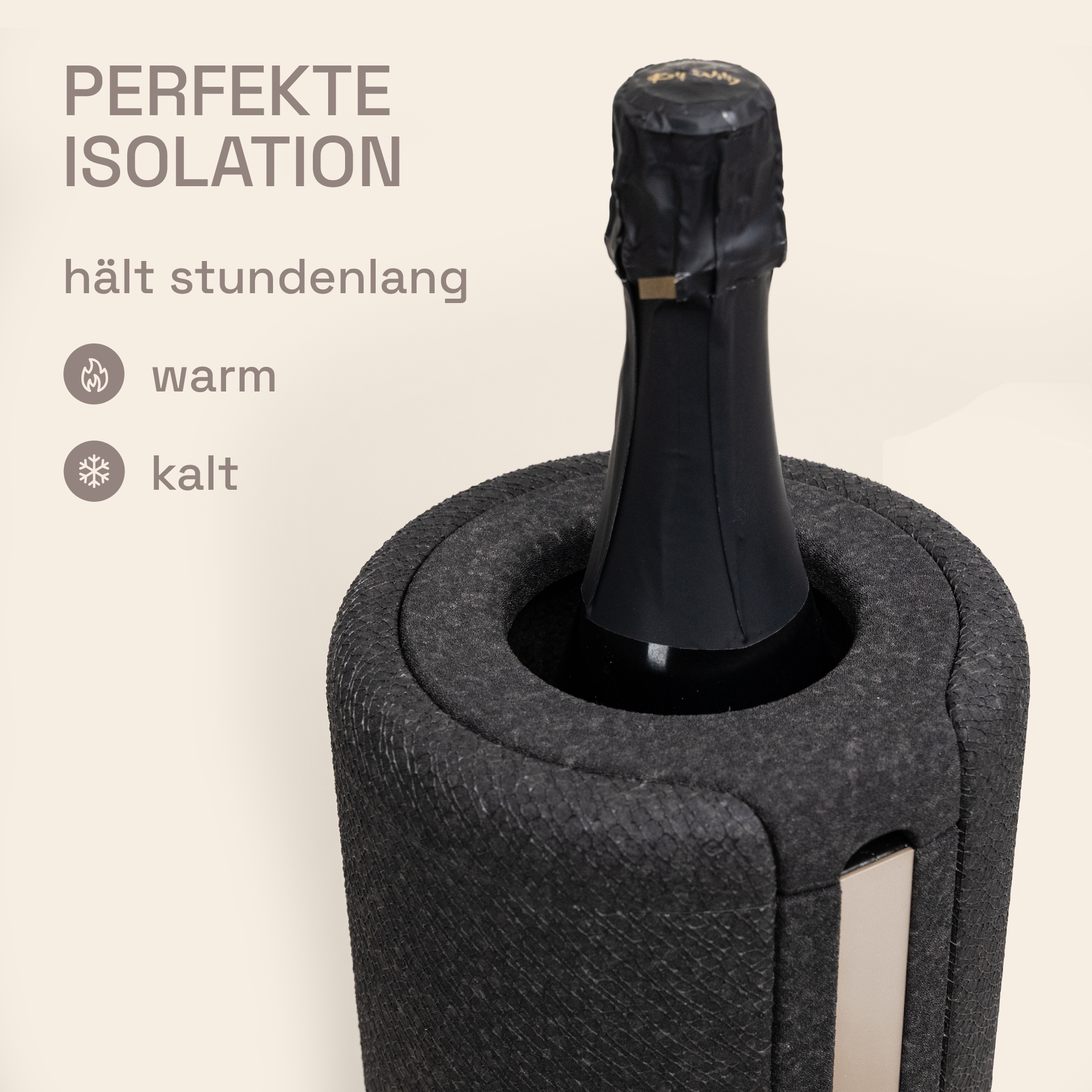 ICY Box deep black champagner