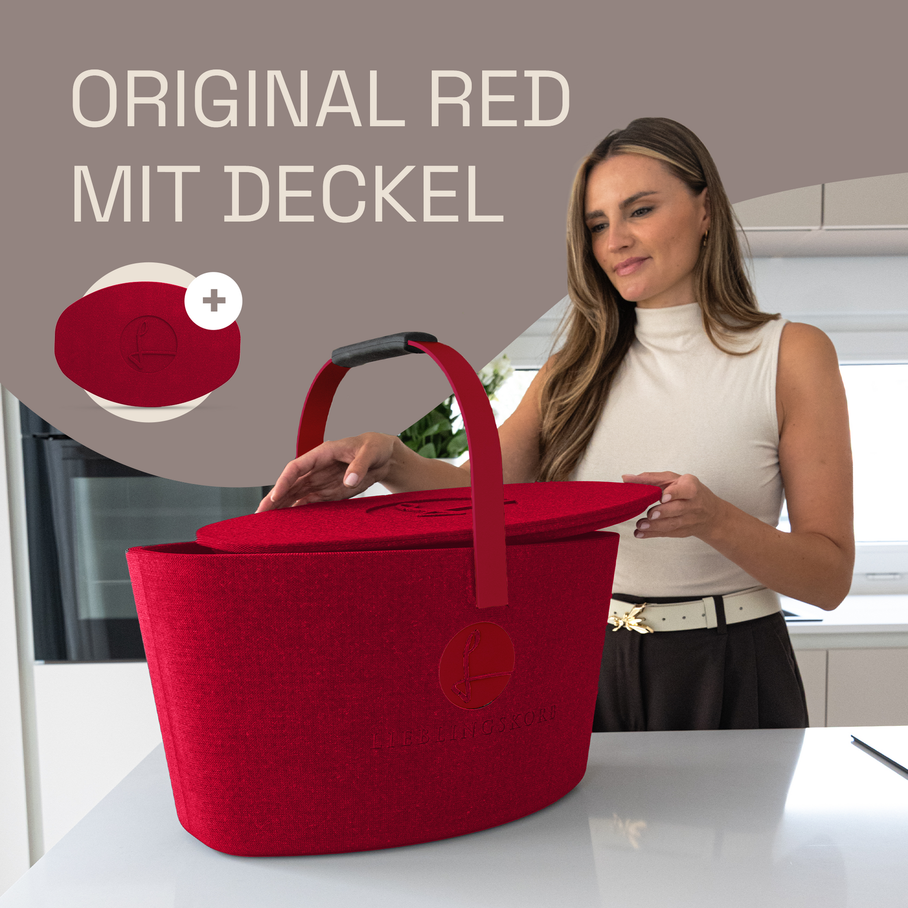 LIEBLINGSKORB Red Original weinrot