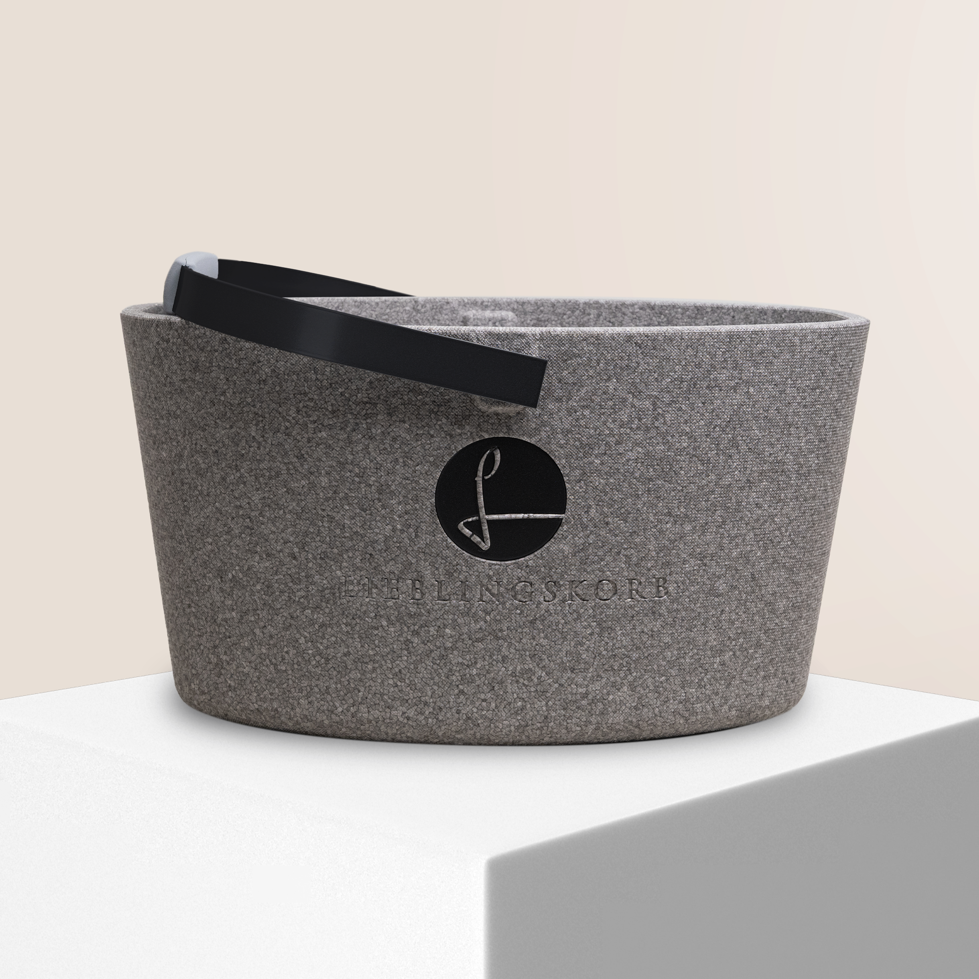 LIEBLINGSKORB® Basic silver grey tiefschwarz