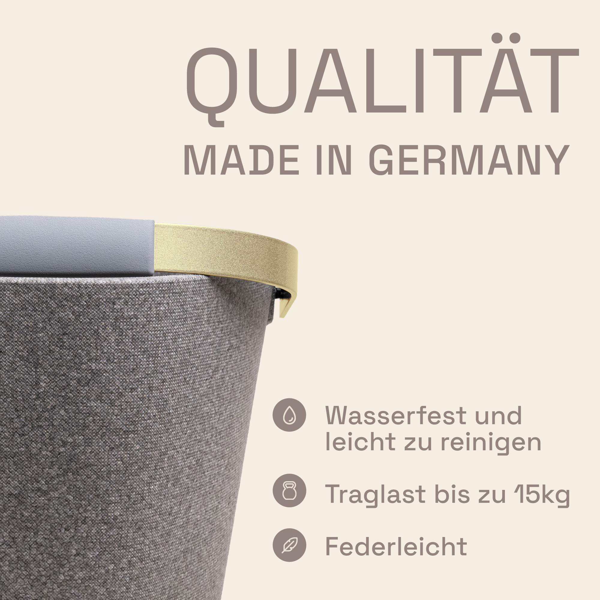 LIEBLINGSKORB® Basic silver grey gold