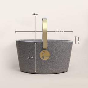 LIEBLINGSKORB Basic silver grey gold