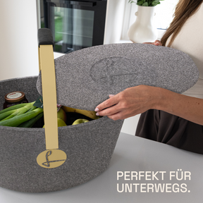 LIEBLINGSKORB Basic silver grey gold
