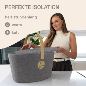 LIEBLINGSKORB Basic silver grey gold