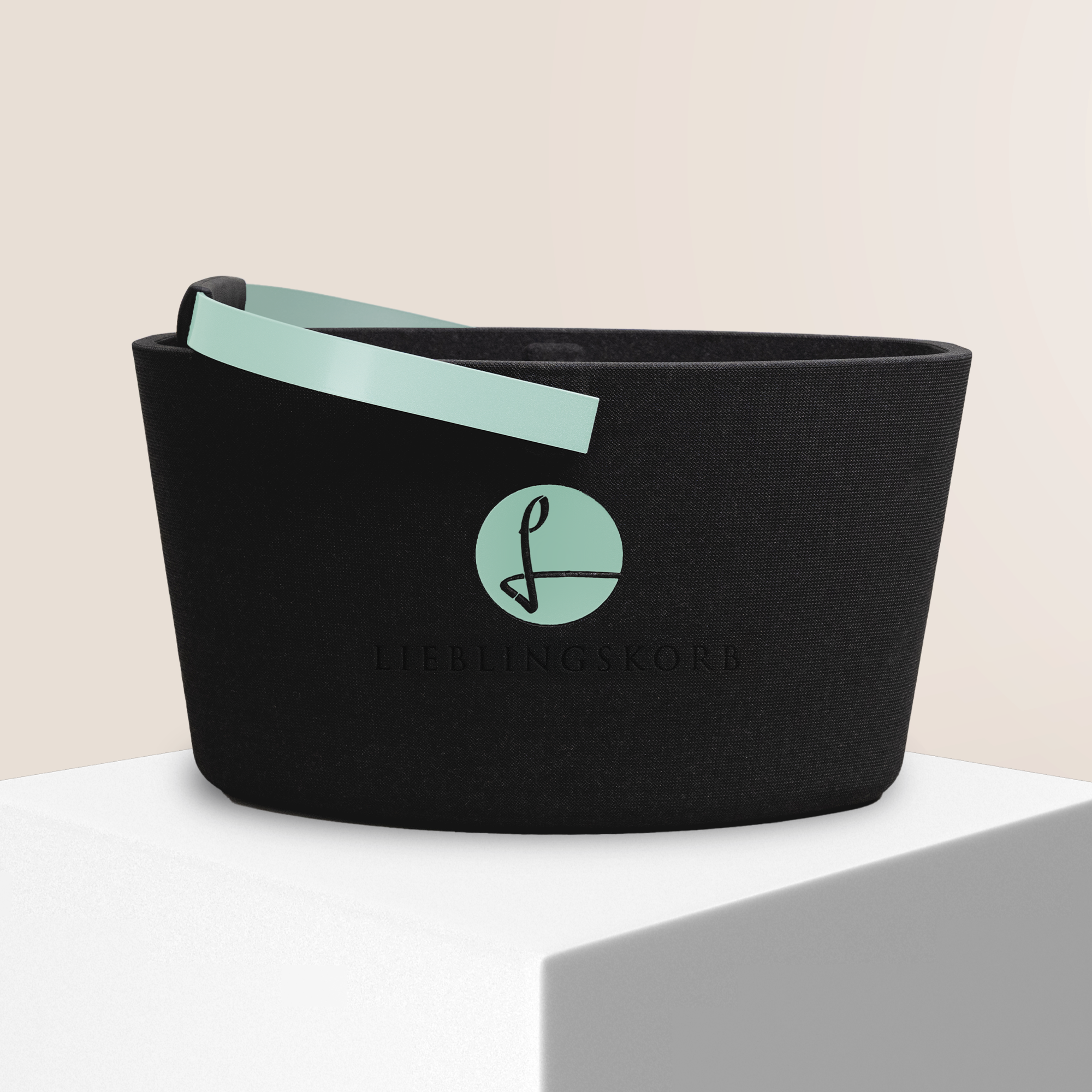 LIEBLINGSKORB® Basic deep black pastell malve