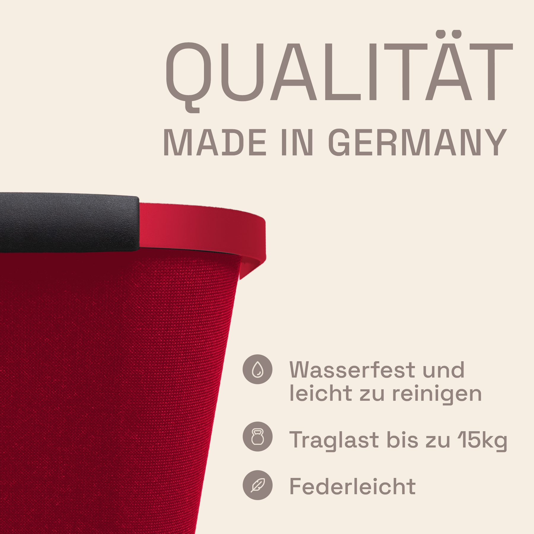 LIEBLINGSKORB Red Original weinrot