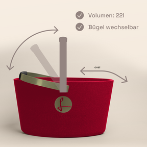 LIEBLINGSKORB Red Original oliv